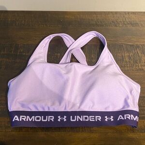 Under Armour Purple Sports Bra Size large